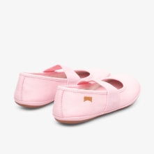 Camper Light Pink Ballerinas Kids - Right Online Ireland | OVKJI0426